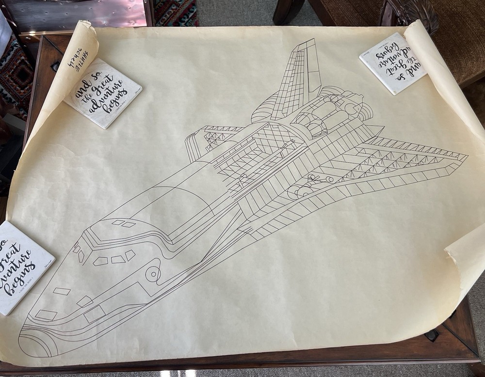 Space Shuttle Blueprints and Blueprints From Johnson Space Center