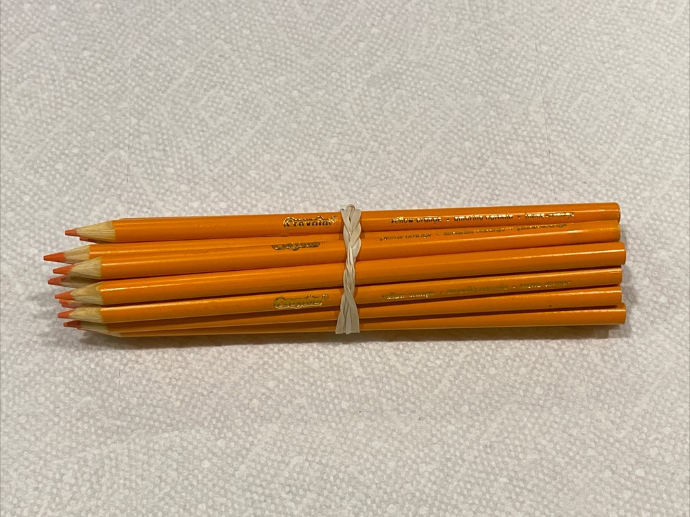 (20) Crayola Colored Pencils (yellow orange) BULK