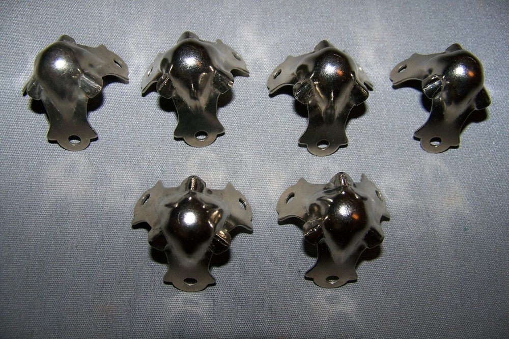 Small, Chrome Plate, Over Tin, Corners - SEE INFO