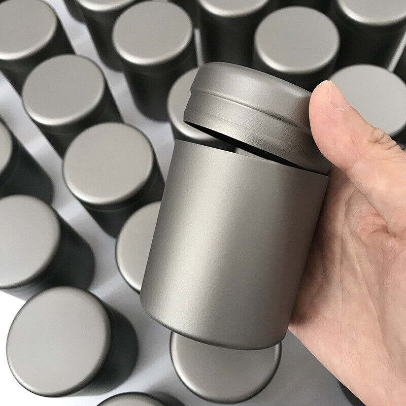 245mL Titanium Storage Box Coffee Tea Cans Emergency Container Pills Bottle Jar