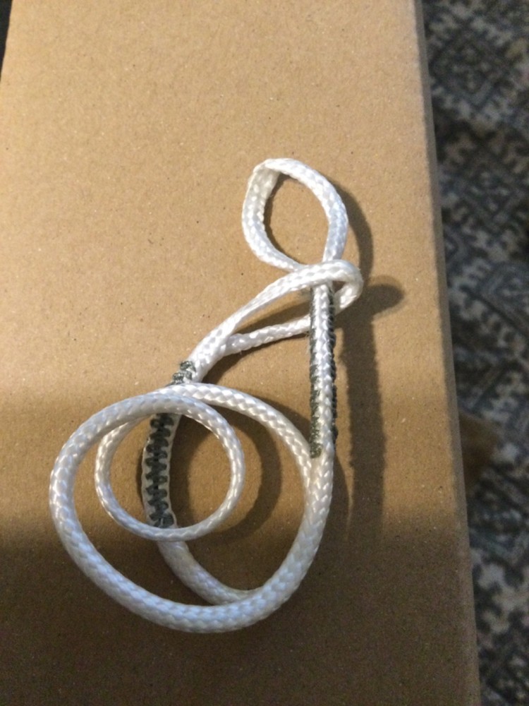 closing loop, parachute, 12 inches, loop on bith ends, T111, new