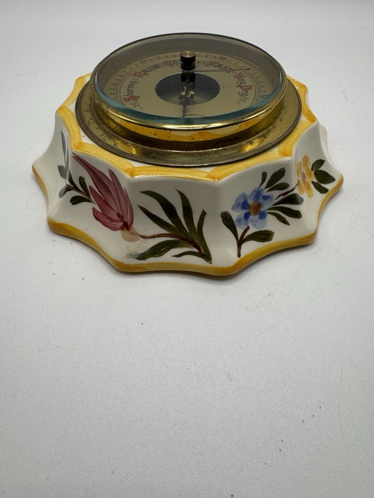 Vintage Ceramic Sure 4 Cast Barometer Germany