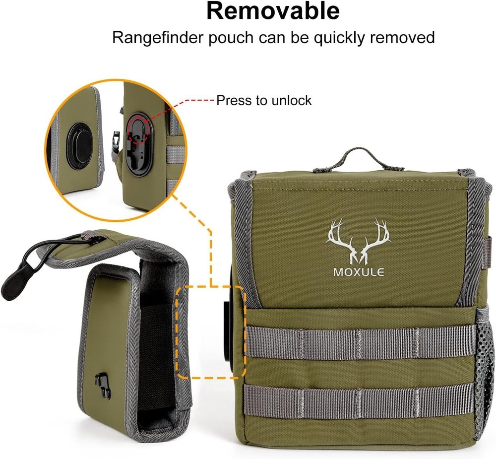 Binocular Harness Chest Pack: Bino Case with Rangefinder Pocket