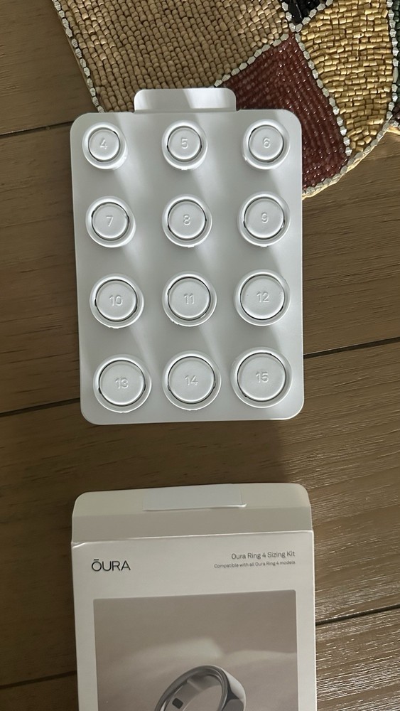 Oura Ring Gen 4 Sizing Kit Sizes 4–15 Complete Set