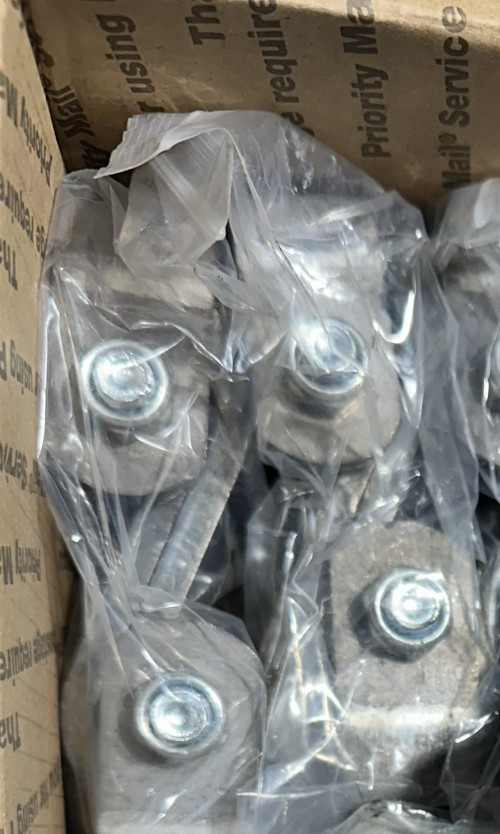 4 Pcs Door Hinges Dump Trailer Truck Strap Style Greaseable Cargo Heavy Duty