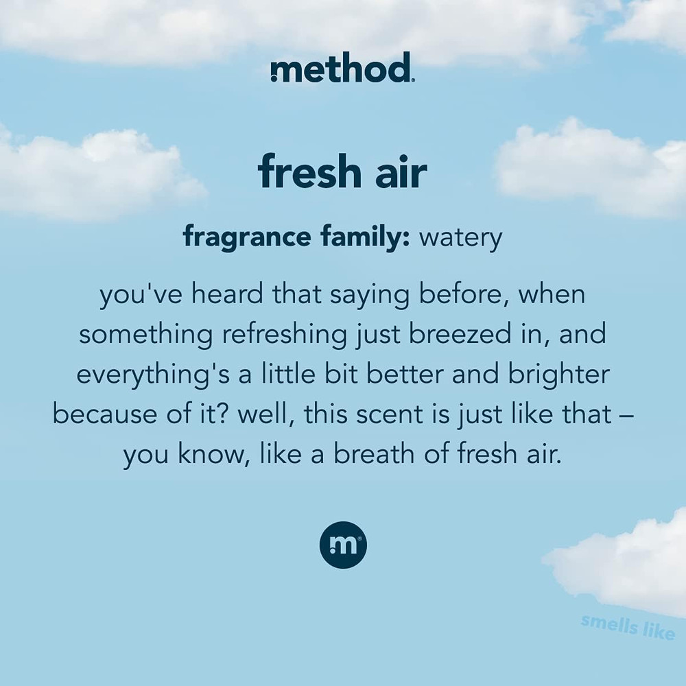 method fresh air laundry detergent 8.1 fl oz (Pack Of 2)