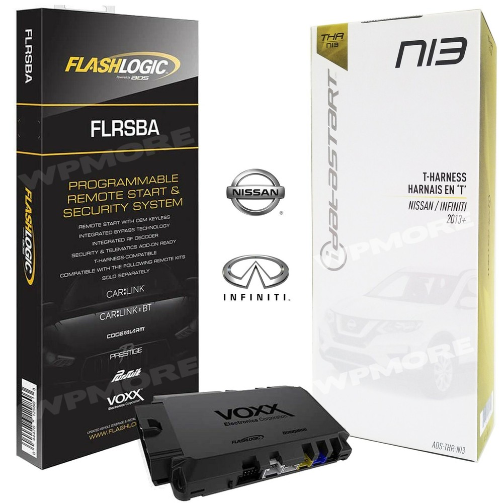 Flashlogic FLRSBA Remote Start 3X LOCK Select NISSAN INFINITI PTS Models 2013 +