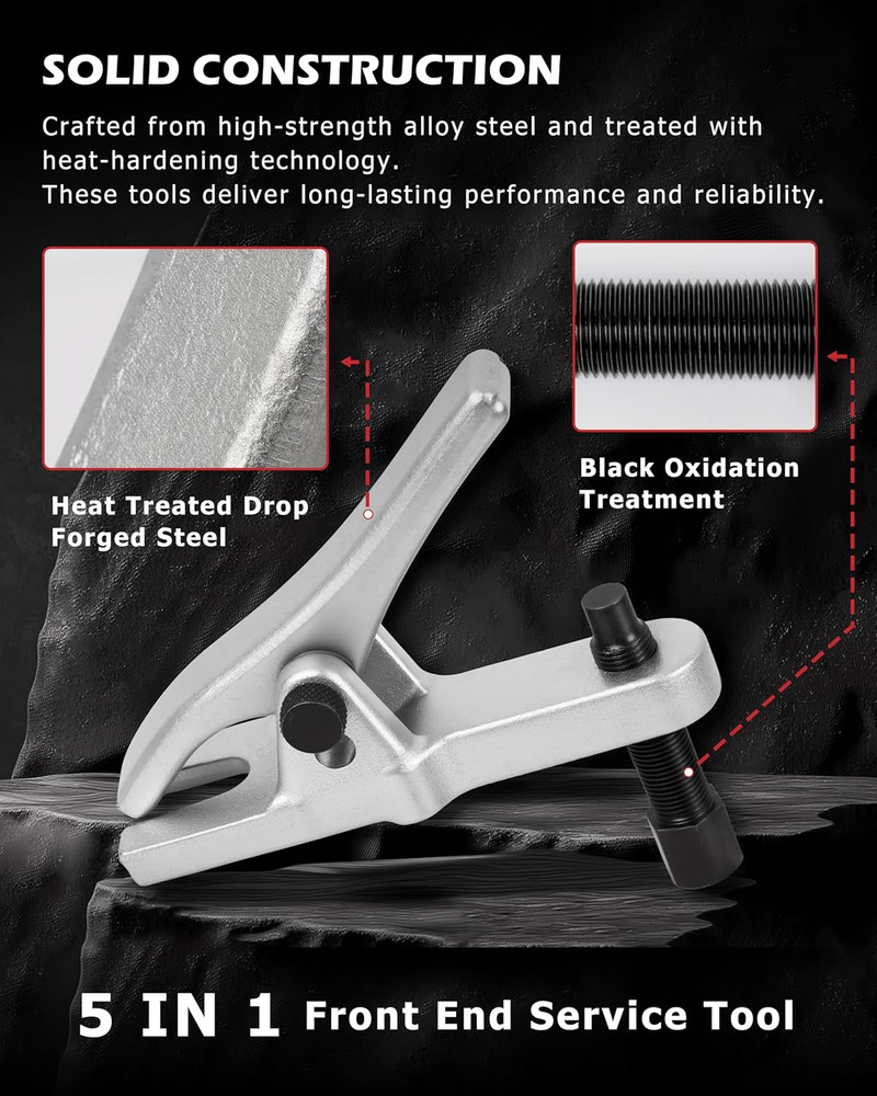 5Pcs Front End Service Tool Bundle 27Pcs Brake Caliper Compression Tool Set Kit