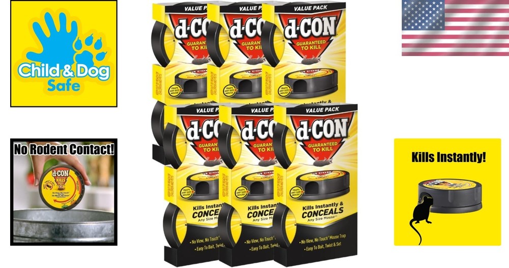 Mouse Trap Covered No Touch No View Pest Control Modern Safe Easy