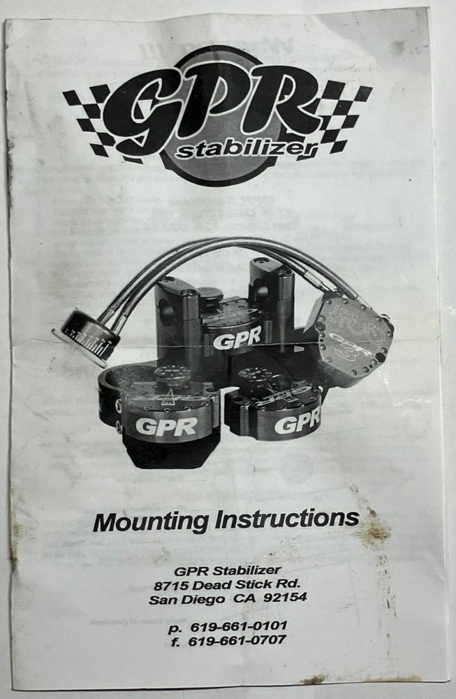 GPR Stabilizer V1 8004-0003K