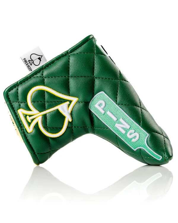 Pins & Aces (Authentic) Augusta Collection Quiet Please Blade Putter Head Cover