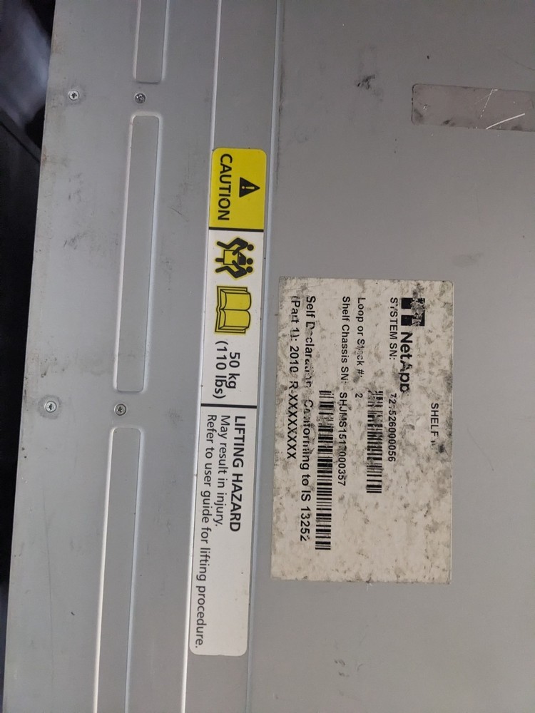 NetApp DS4246 DS4243 Disk Array Shelf JBOD 24 x 3.5'' Bay SAS Expansion Array