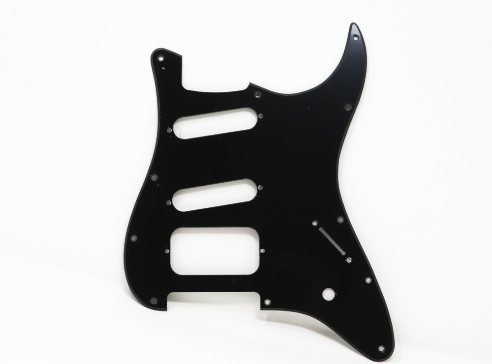 Jake E Lee Style Black Pickguard for S-Style Guitar SSH