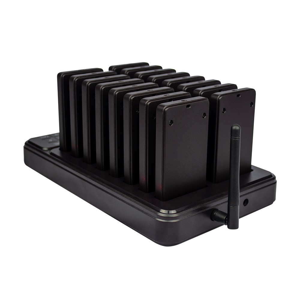 Catel Wireless Restaurant Paging System 16 Pagers 1 Keyboard Transmitter