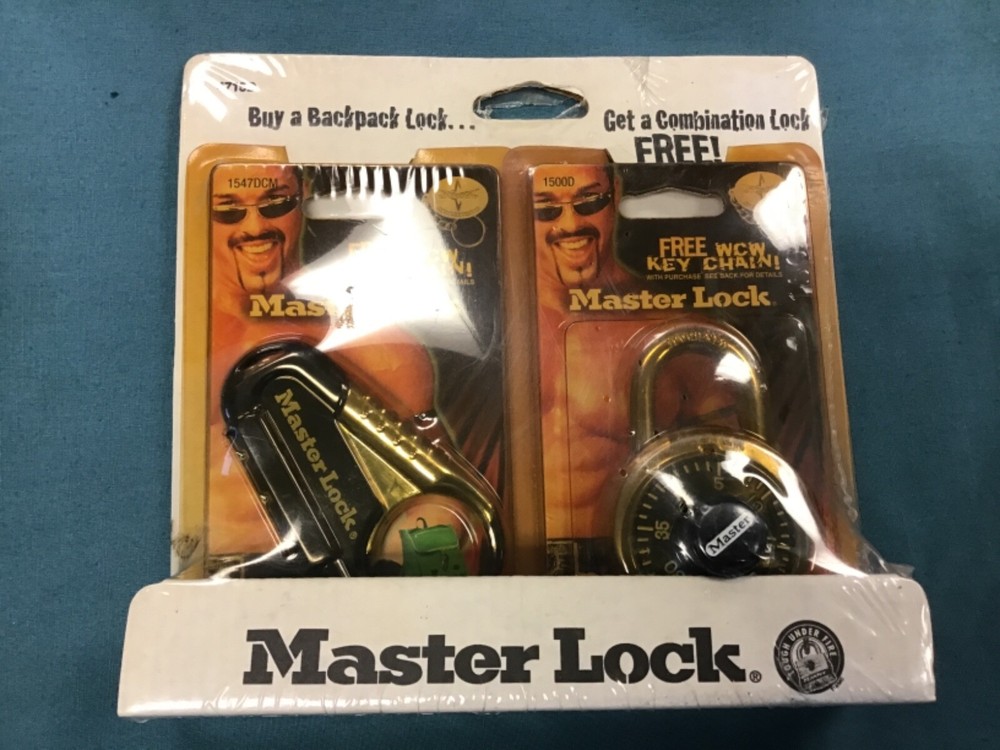 Masterlock Backpack Lock & Combination Lock Set 4715D