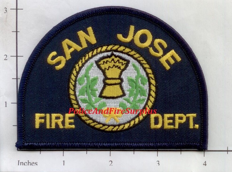 California - San Jose CA Fire Dept Patch