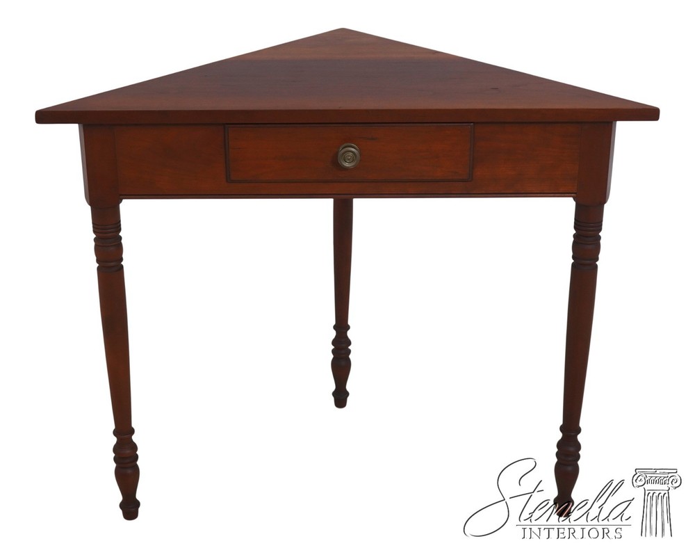 L71845: ELDRED WHEELER Country Cherry Corner Table