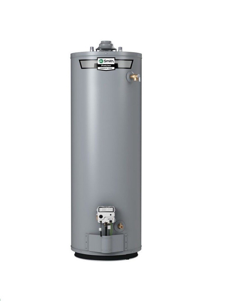 AO Smith GCRH-40 400/401 Series Gas Water Heater, 40 gal, 35500 Btu/hr, NG