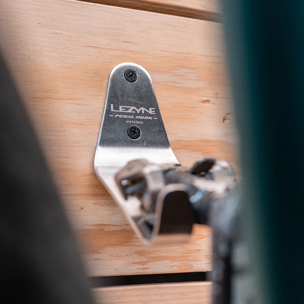 Lezyne Stainless Pedal Hook Silver, 3 Psc Set