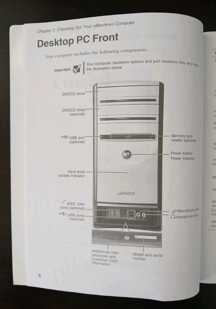 emachines Desktop PC User's Guide 2004