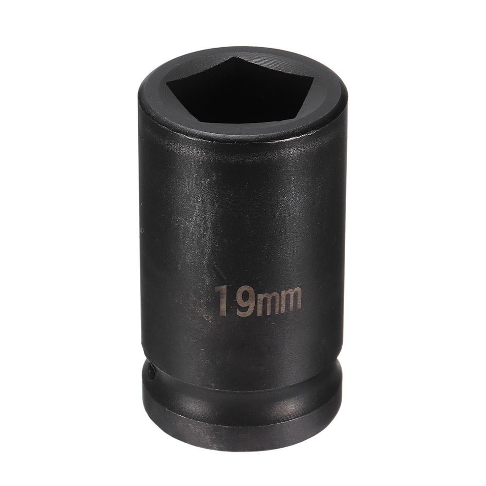 Pentagon Socket 1/2" Drive 19mm 5 Point Socket 2" Long Cr-MO Steel