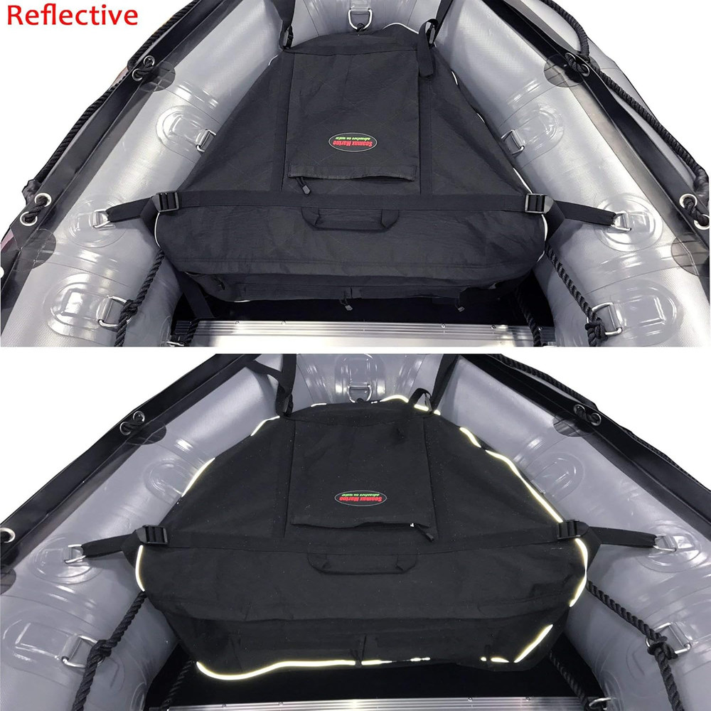 Sunlitec Front Accessory Storage Bow Bag for Inflatable Boat, with Reflective Li