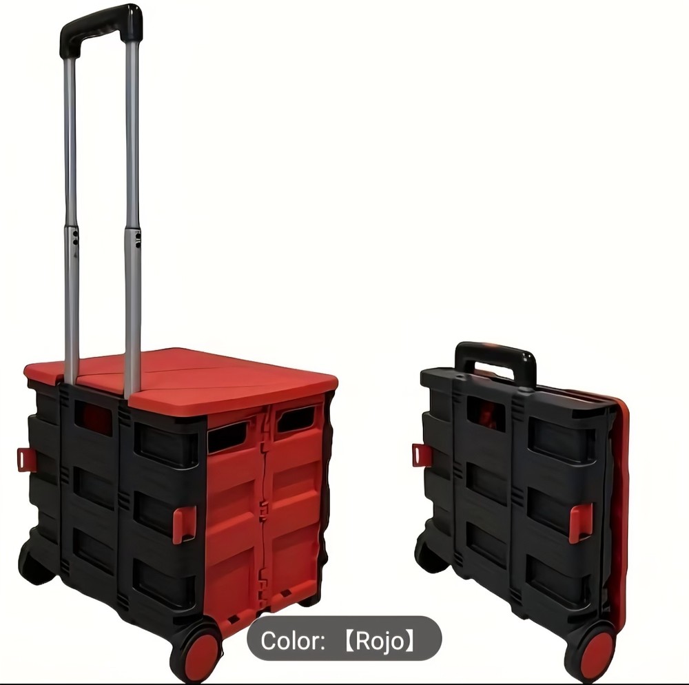 Carrito De Compra O De Herramientas. Cart Telescoping Handle 80lbs Foldable