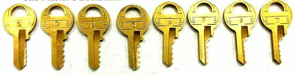 Master M1 Space And Depth Keys 4 Cut Blanks HPC C35 Code Card