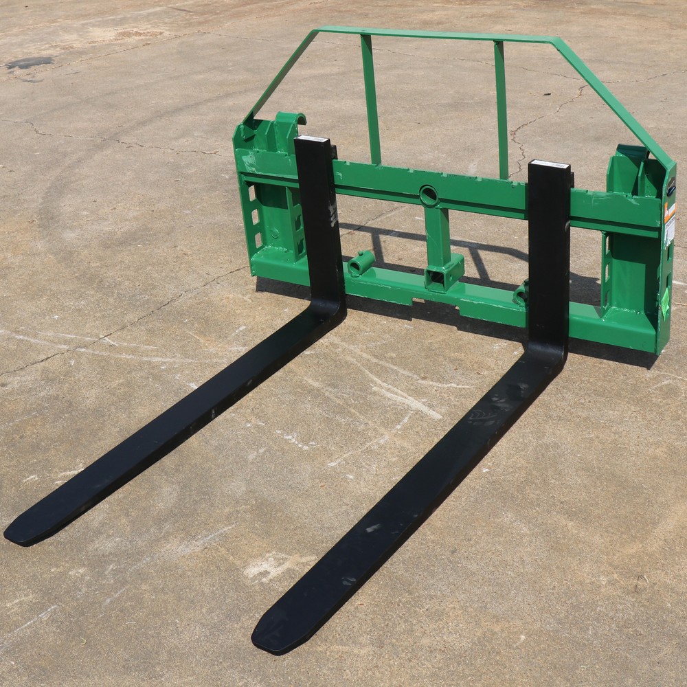 Titan Attachments Pallet Fork Frame with Receiver Hitch and Fork Blades 48"