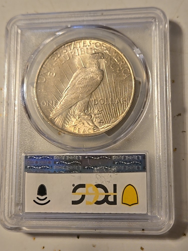 1922 $1 Peace Silver Dollar PCGS MS63