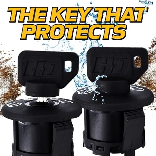 Starter Ignition Key Switch w/Protective Umbrella Key for Troy-Bilt Mustang