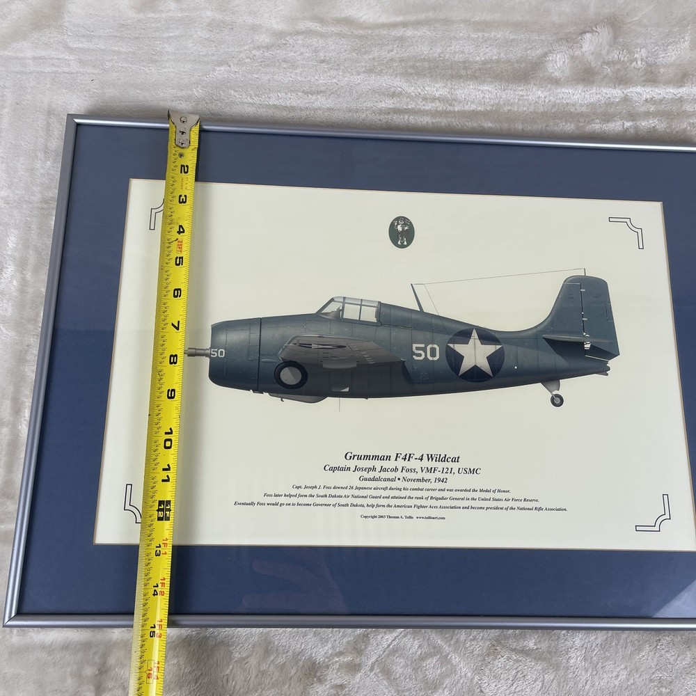 Vintage Frame up Grumman F4F-4 Wildcat