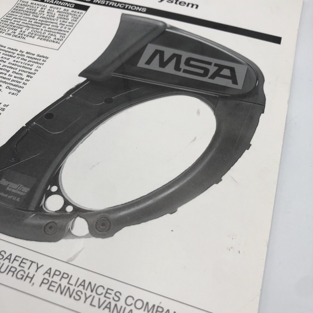 MSA Thermal Trac Thermal Imaging System Manual READ B