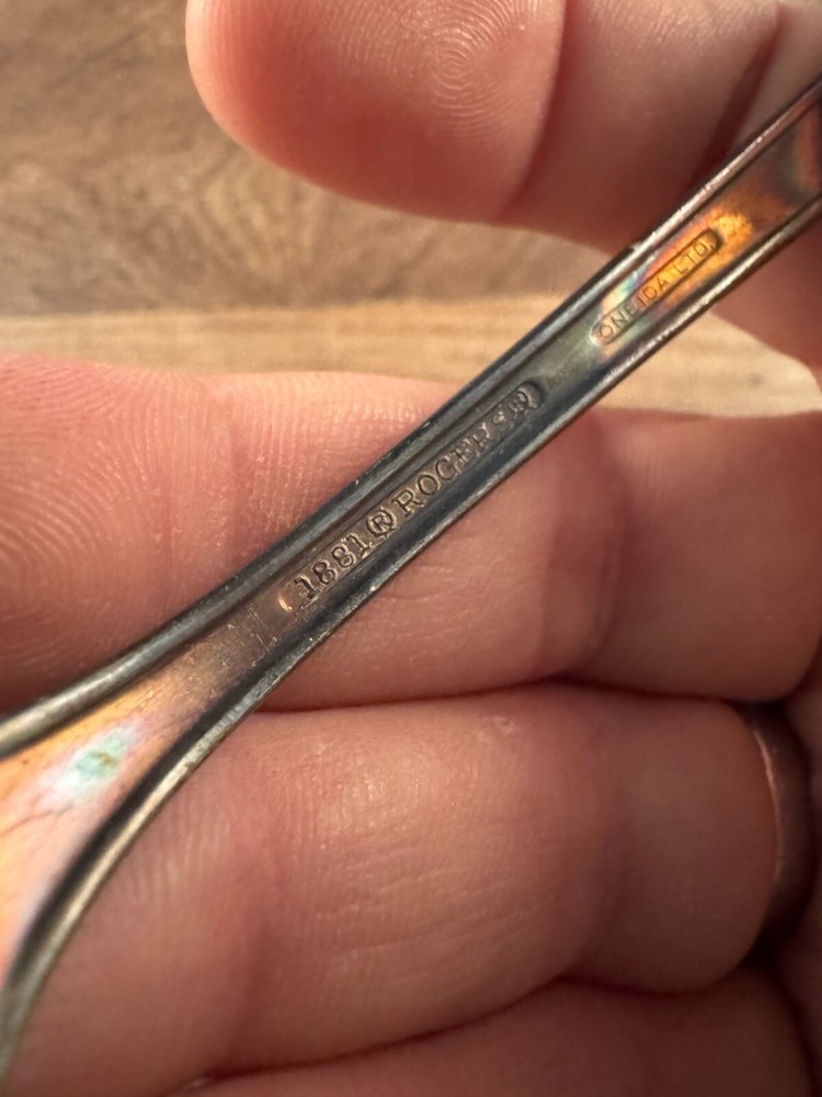 1881 Rogers Banbury / Brookwood Pattern Silverplated Tablespoon