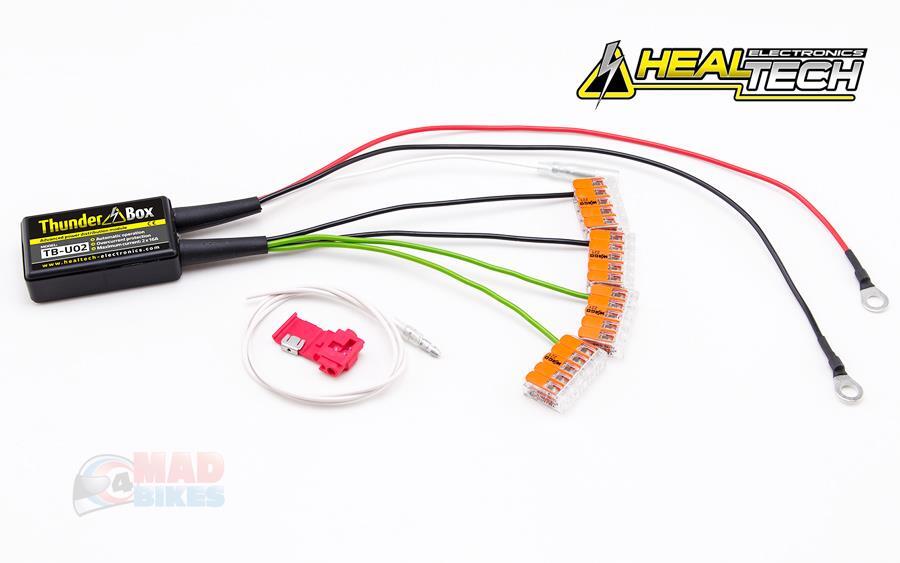 Healtech ThunderBox Advanced Power Distribution Module 32A Universal All Bikes