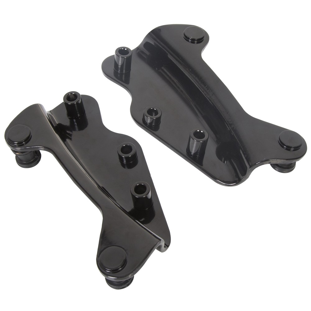 Black 4 Point Docking Hardware Kit For Harley Touring Electra Glide 2009-2013