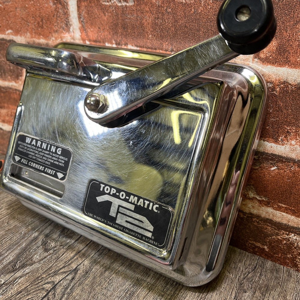 Top-O-Matic T2 Cigarette Rolling Machine Roller Regular Or 100’s