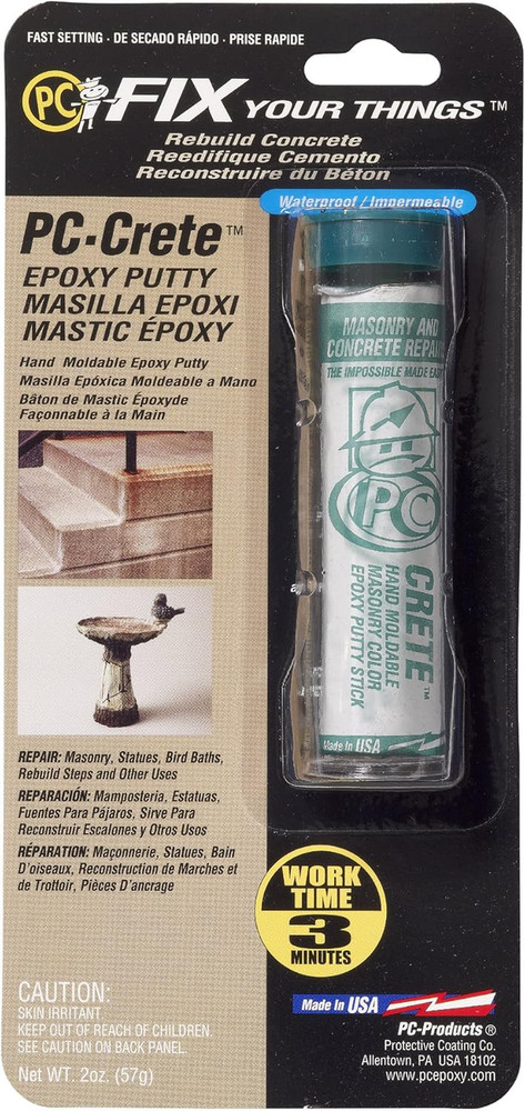Pc-Crete Epoxy Putty, 2Oz Tube