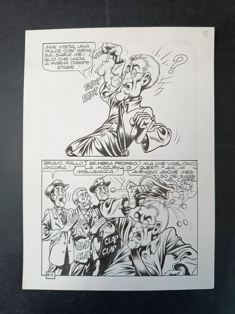 A ROCKET JOURNEY ALAN FORD Piffarerio Comic Book Table 82-8