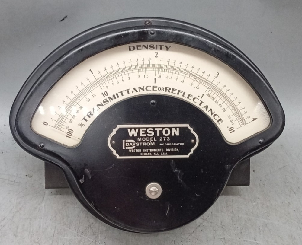 WESTON Model 273 / DENSITY % TRANSMITTANCE or REFLECTANCE