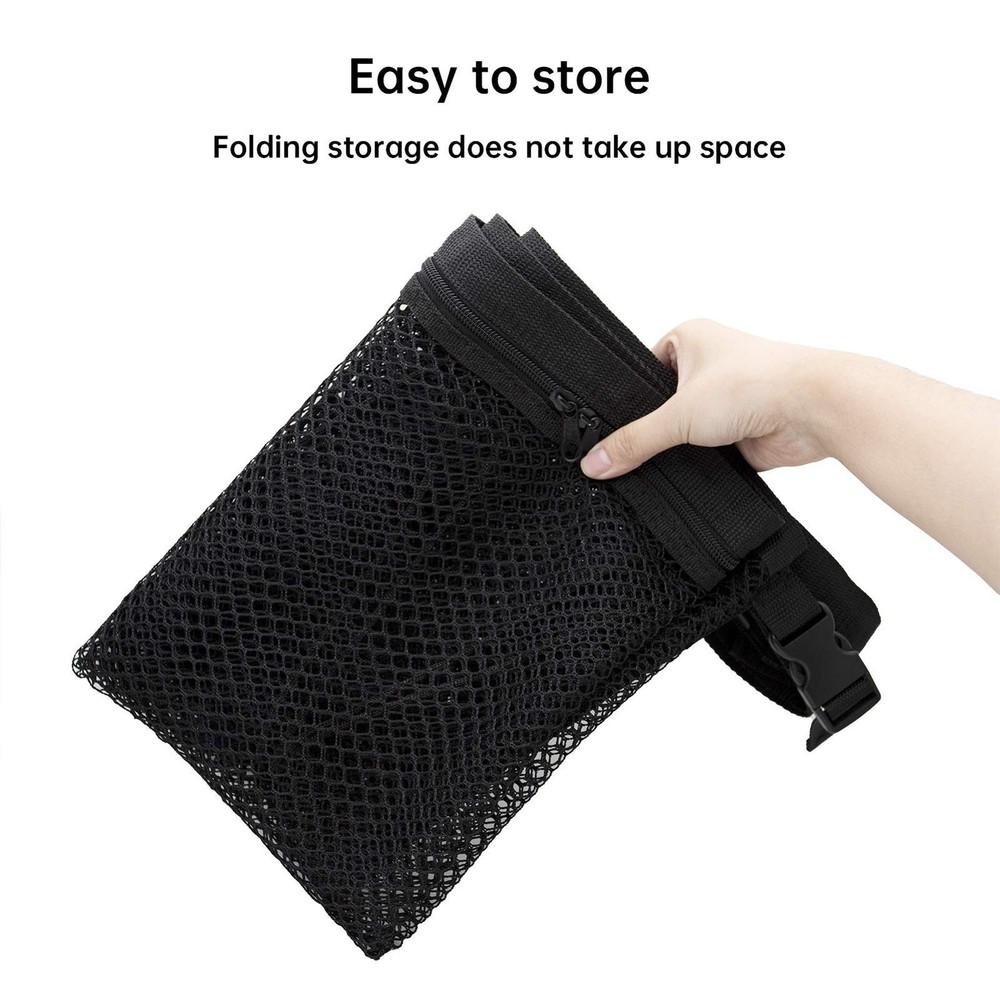 Kaskawise Car Ceiling Cargo Net, 31"x21" Adjustable Double-Layer Mesh SUV Roo...