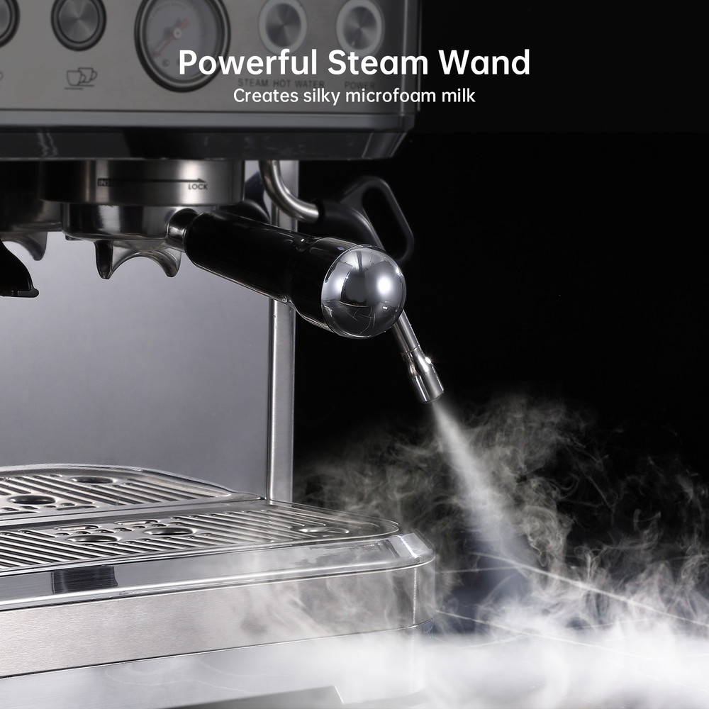 Touch Espresso Coffee Machine - Brushed Stainless Steel