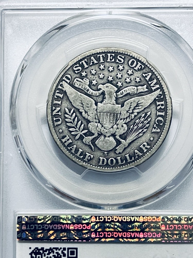 1909-S Barber Half Dollar PCGS F12