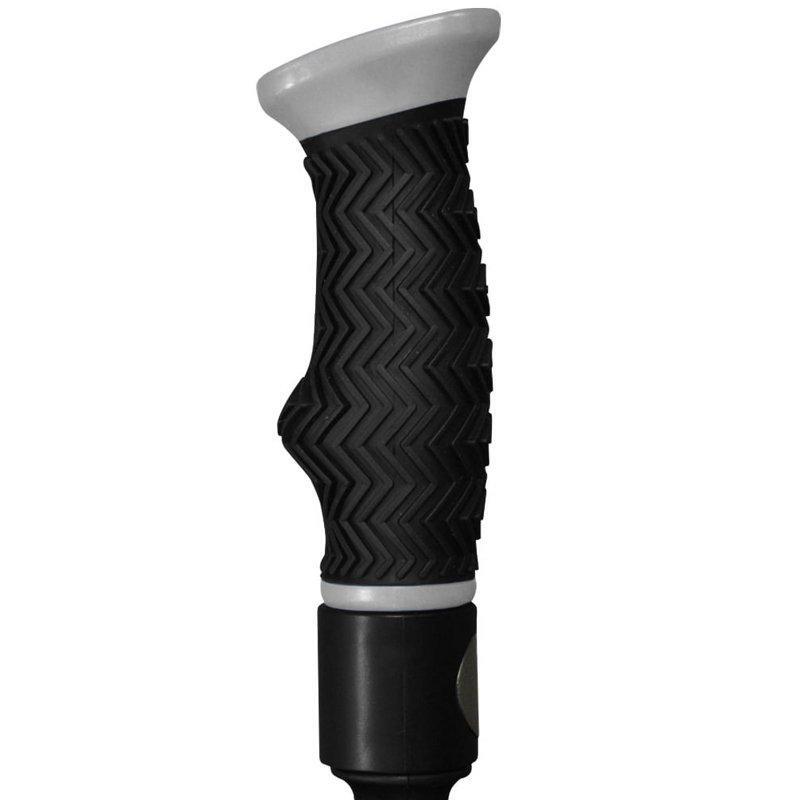 Double Canopy Golf Umbrella Auto Open Close Gray Black Wide Space Grip EUC New