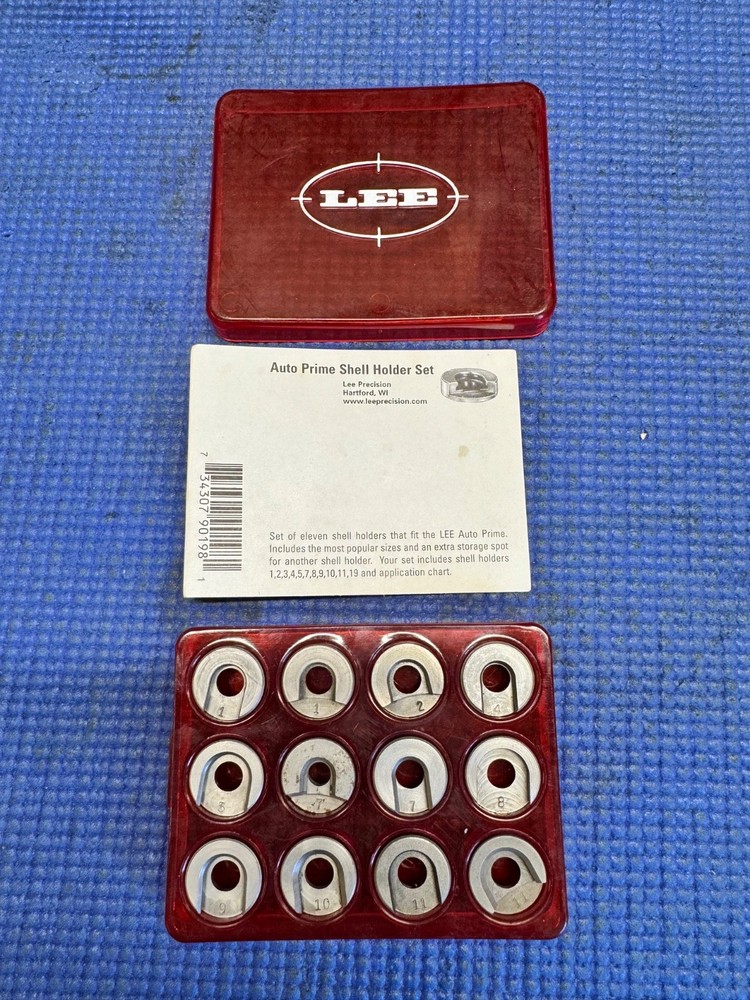 Lee Reloading Auto Prime Shell Holders all included 90198