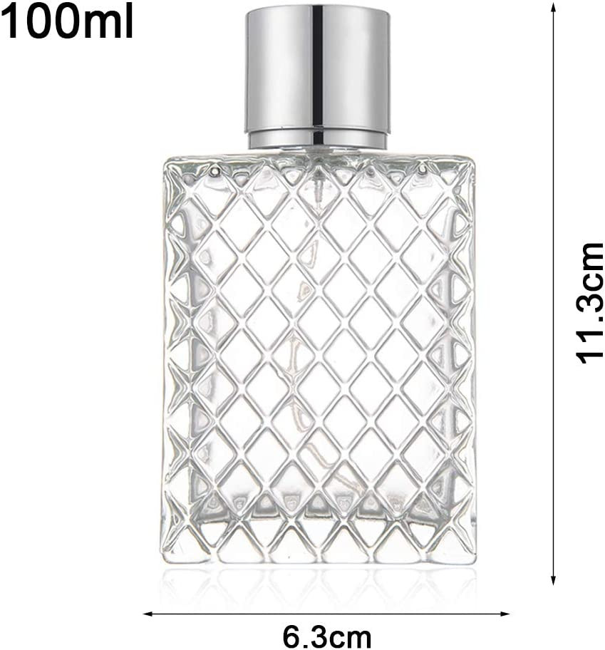 100Ml 3.4 Oz Refillable Spray Perfume Bottles Large Cosmetic Fine Mist Atomizer