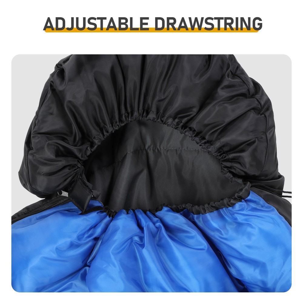 1PC Blue Lightweight Sleeping Bag for Backpacking Waterproof Compact Envelope
