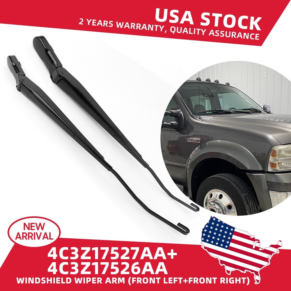 Front Windshield Wiper Arm For Ford Excursion 2000-2005 4C3Z17527AA 4C3Z17526AA
