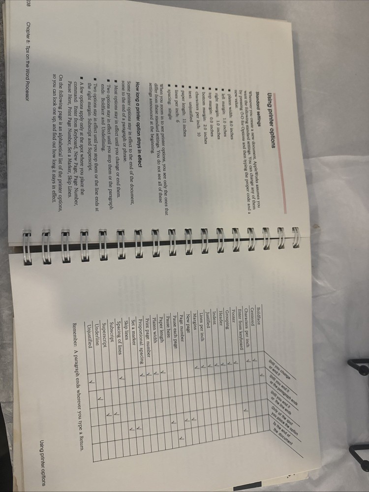 Vintage 1986 Apple II Using AppleWorks Tutorial Book Manual RARE HTF