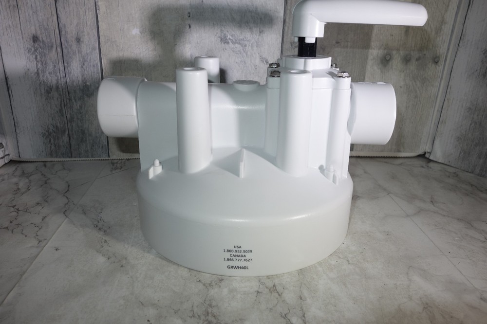 GE GXWH40L Replacement Whole House Water Filter Head with By-Pass Valve Handle